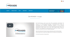 Desktop Screenshot of movado-gruppe.de