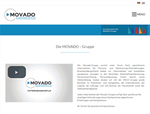 Tablet Screenshot of movado-gruppe.de